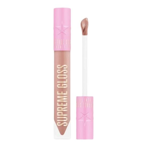 JEFFREE STAR COSMETICS Supreme Gloss Lip Gloss BLOW MY CANDLES Peachy Light Nude - Picture 4 of 13